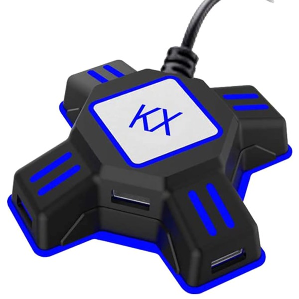 Controller Adapter, USB Spelkontroll Konverterare Tangentbord Mus Adapter Stöder NS/ /  / för PS3 / X Series