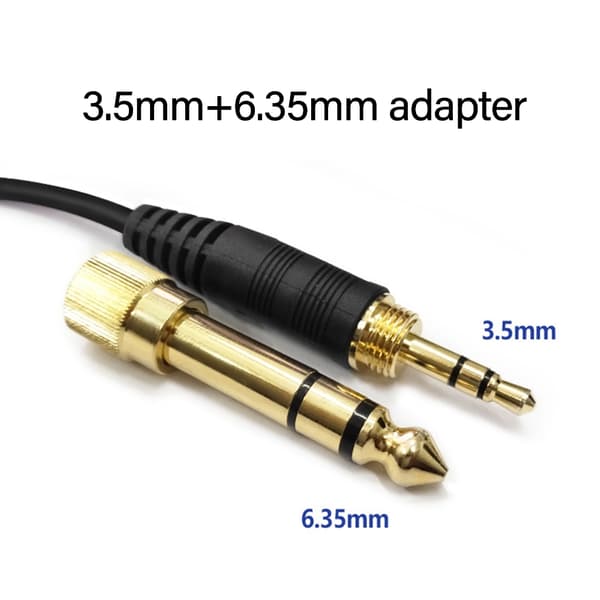 Headset Kabel til EAH DJ1200 Hovedtelefoner med 6,35 mm Adapter til Professionel Brug