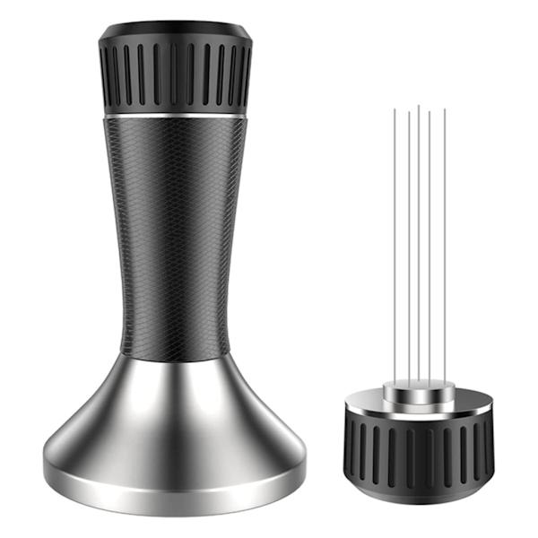 2 i 1 Kaffepress och Espresso Distributionsverktyg Espresso Omrörare Kaffedistributionsverktyg Kaffepress och Omrörare