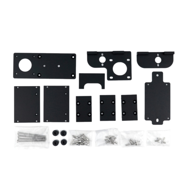 3D-skrivaruppgraderingsdelar, PrecisionCNC-svarvbearbetning, Black KnightKit-delar Enkel uppgradering Dubbel Z-axelkit