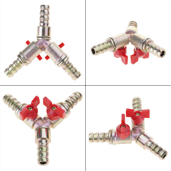 3/8\" Slange Studs Kuglehane til Ventil 3 Vejs Union Kryds/Split Afspærring til Ventil