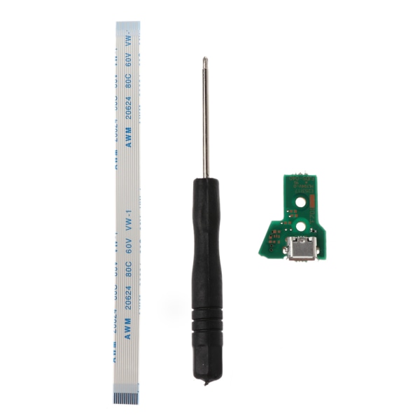 Kretskort Smal USB laddningsplatta Styrenhetsuttag Port JDS-040 12-stifts flexibel power Ersättning för