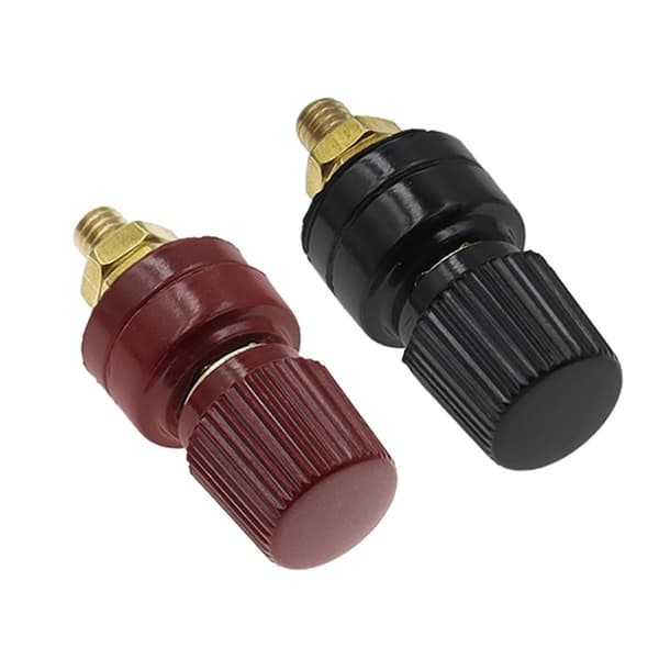 Batteriterminalforbindelse 6 mm/8 mm messingbolte til bilmotorcykel, elektrisk 6mm