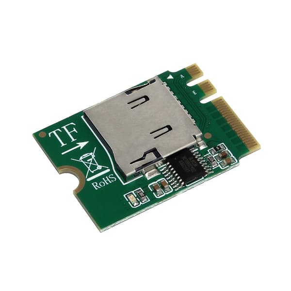 M.2 A/E-nøkkel til TF Hot Swappable Adapterkort Hot Swapping Design