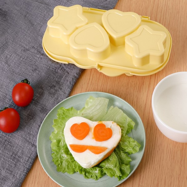Ägg Frukostpanna Mikrovågsugn Omelettpanna Äggpoacher Äggmaskin Lätt att använda Non-Stick Frukostägg Tillagningsverktyg för bakning