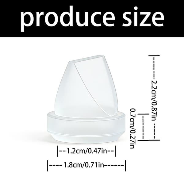 Effektive silikone brystpumpeventiler Anti-tilbageløbsventiler til M9/5/V1/V2
