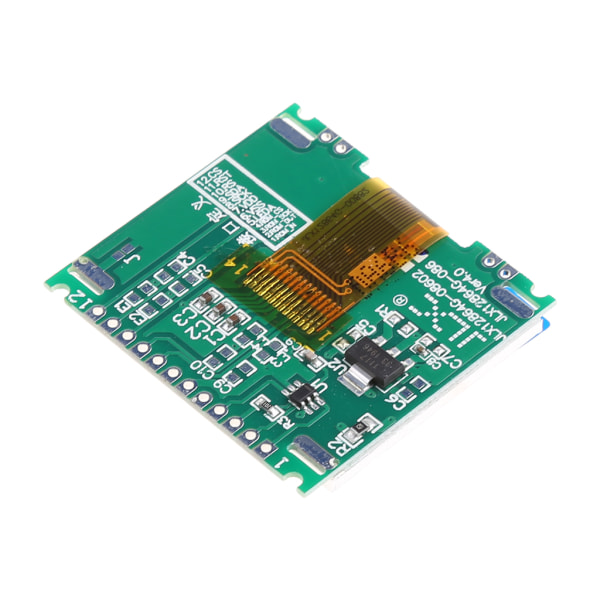 12864 128X64 Seriell SPI Grafisk COG LCD-modul Display Skärm Inbyggd LCM