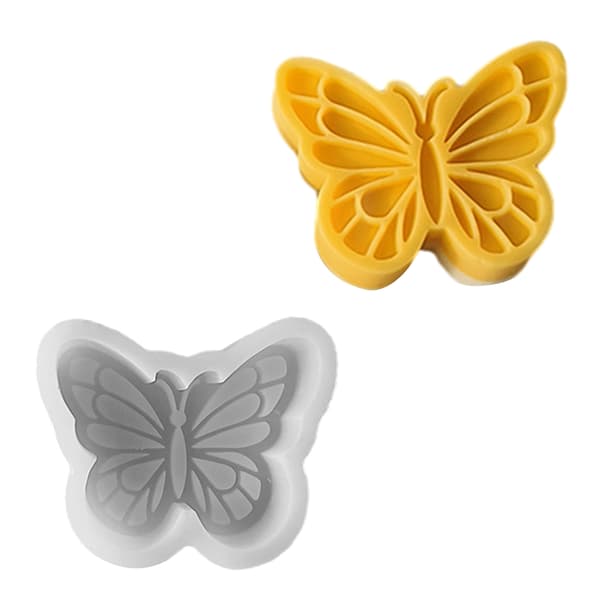 DIY Fjärilsformad Aromaterapi Ljus Silikonform Unika Doftljusformar