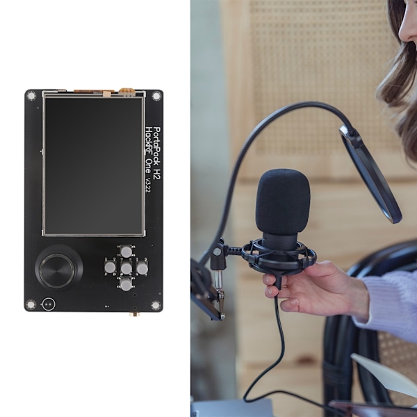 Portapack 3,2 tums LCD-pekskärm + 2000 mah batteri + case för en Sdr