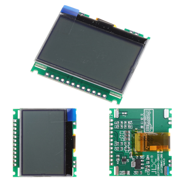 12864 128X64 Seriell SPI Grafisk COG LCD-modul Display Skärm Inbyggd LCM