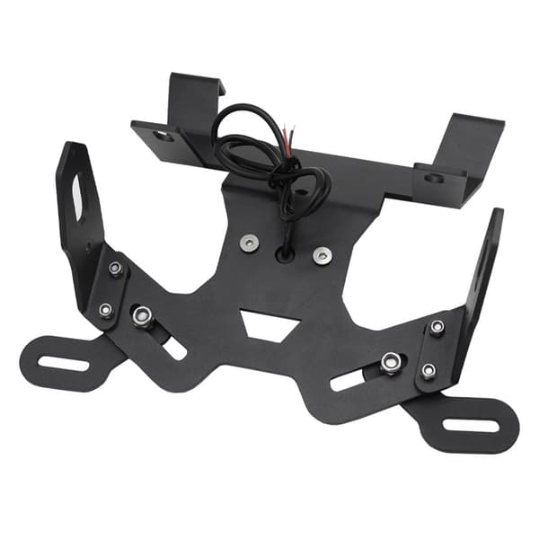 Baglygteholder Motorcykel Bagnummerpladeramme med LED-lys