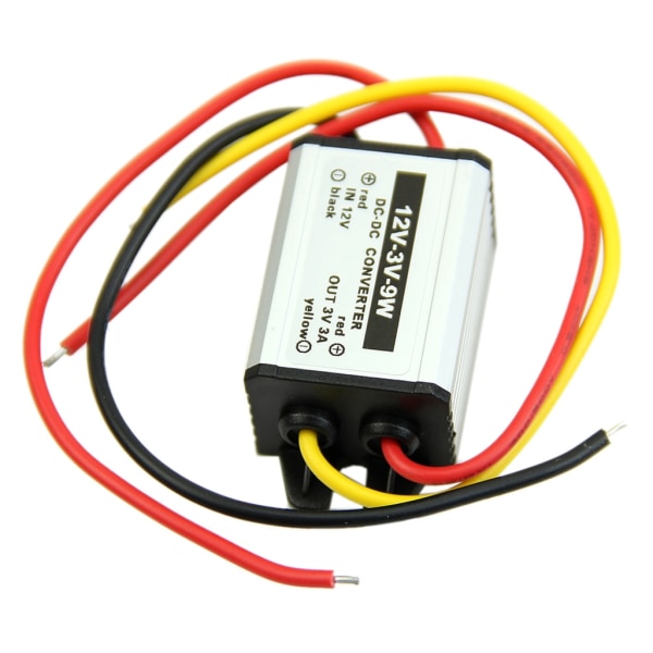 Power DC 12V Till 3V 3A 9W Step Down Typ Biltillbehör DC Transformator Convert Van Truck Vattentät