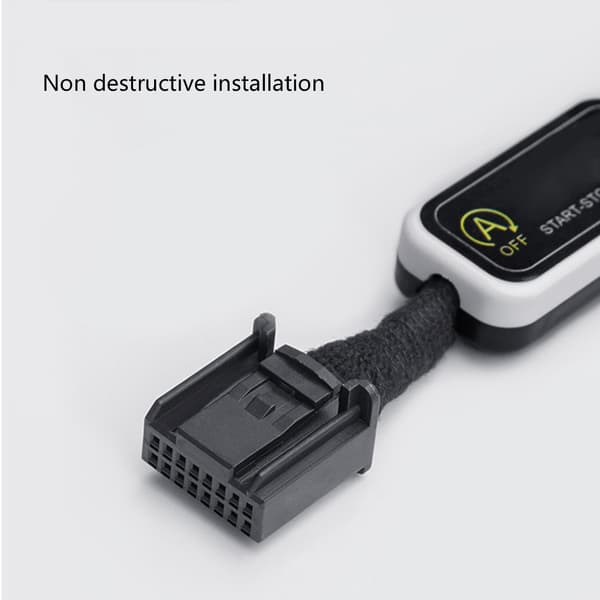 Motor Start Stopp Avaktiverare Bypass Kontrollsensor Pluggar för Bil Bränsleeffektivitet