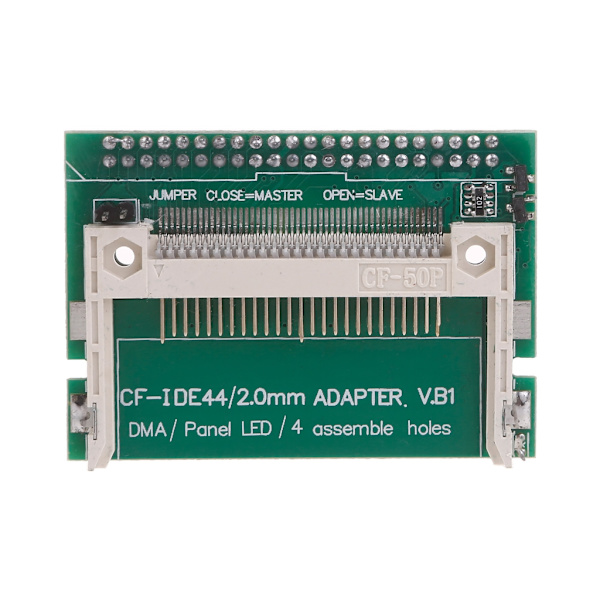 CF Compact Flash Merory Card till Vertikal 2,5" 40-pin IDE-hårddisk HDD SSD-adapter 40pin hona till 50pin hane