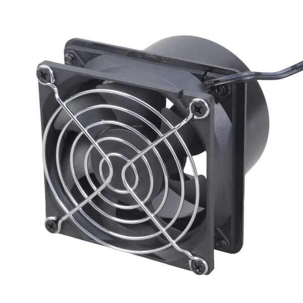 12V ventilasjonsvifte med avtakbart hus for dyrketelt og serverkjøling