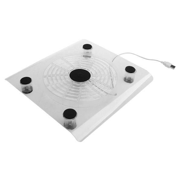 Laptopkylare USB -kylning Stor fläkt LED Light Cooler Base Pad Stativ för 15" PC Notebook