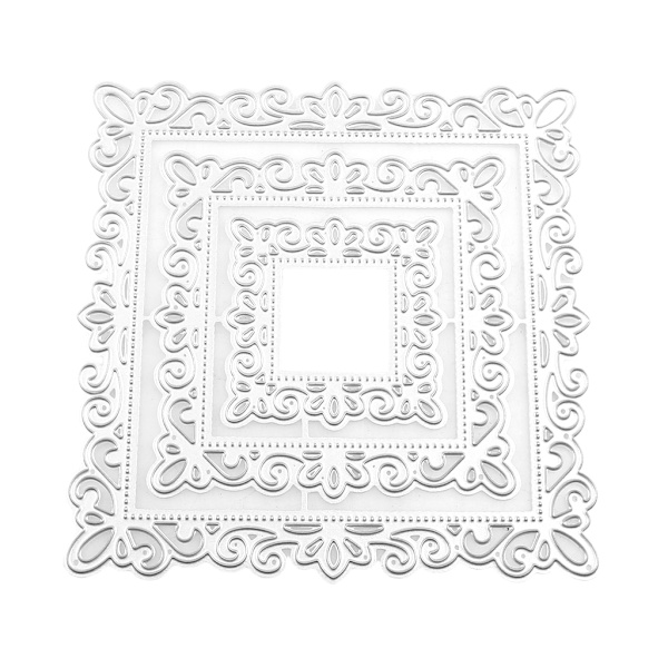 for Creative Lace Frame Metal Skæreskabelon Udsøgt Scrapbooking Prægning Templ