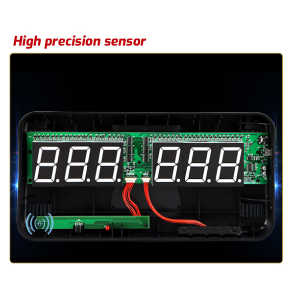 Digital inomhusfuktighetsmätare Rumstermometer med temperatur- och fuktighetsmätare Mini Hygrometer Termometer LED