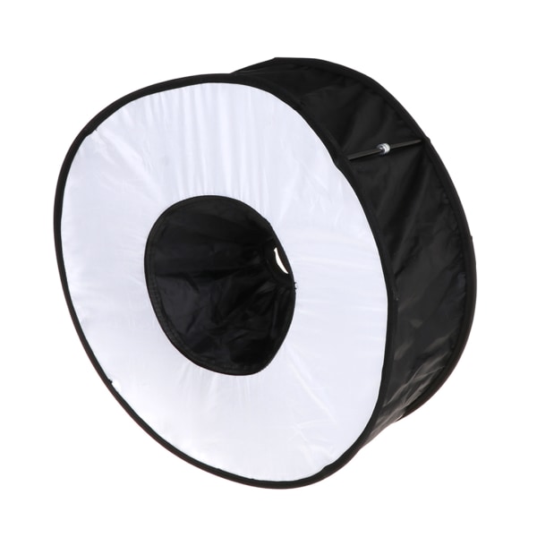 Ring Softbox Speedlight Rund Style Blixtljus Shoot Mjuk box Foldable Soft Fla