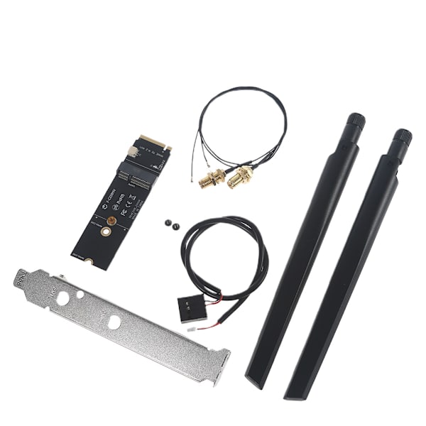 för M.2 WiFi-kort till för M.2 för Key for M WLAN Adapter Bluetooth-kompatibel för