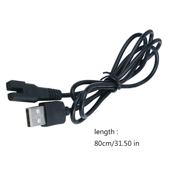Forstærket USB-ladekabel 80CM til bærbar poolstøvsuger 5V 2A output