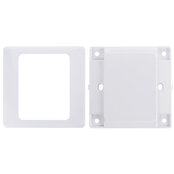 Elektrisk Väggströmbrytare Uttag Tomt Skyddspanel Whiteboard ABS Uttagsplatta Ram