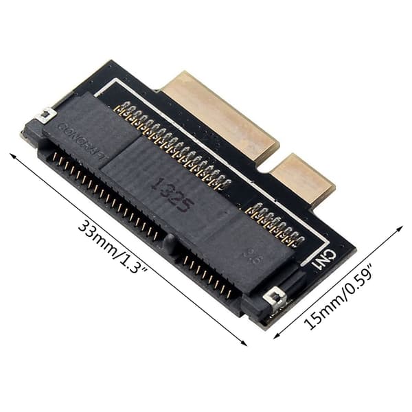 mSATA SSD til SATA 7+17 Pin Adapterkort 2012 til Pro MC976 A1425 A1398