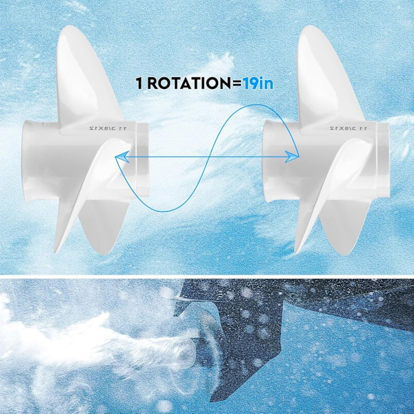 Marinpropeller Utombordsmotorpropeller 663-45947-02-EL Ersättning för 40-60HK