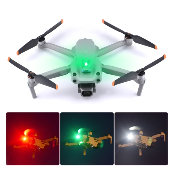 Strobe anti-kollisionsbelysning för Mavic/Phantom/FIMI-serien Drone Lång batteritid 360 graders synlighet