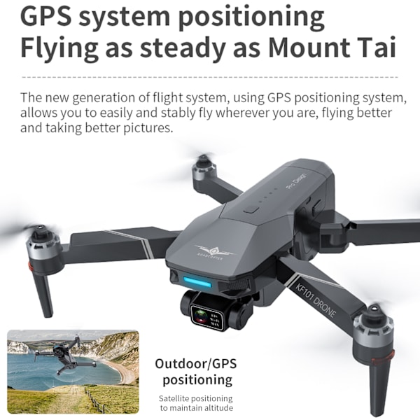 Wifi Drone 4K Professionell 5G Drönare EIS Camera Anti-Shake 3-axlig kardanborstlös motor RC hopfällbar Quadcopter