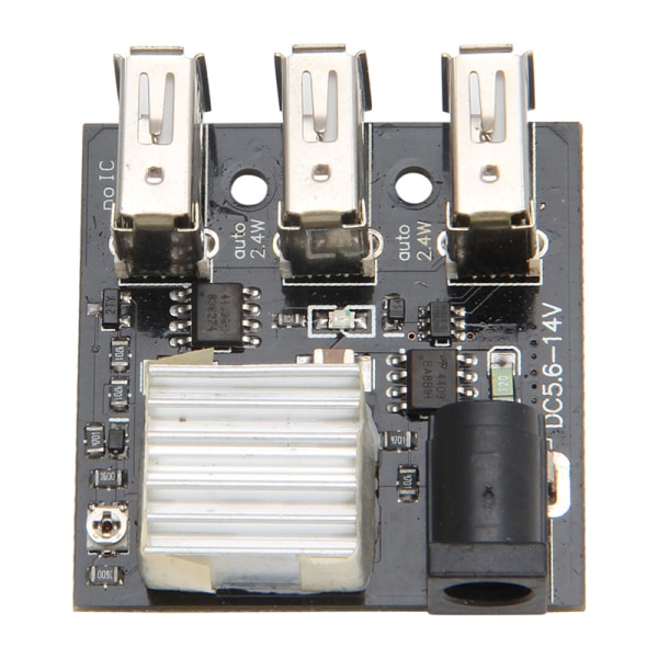 9V/12V till 5V8A USB Power Bank Boost Step-up Module MiNi 3 USB Laddningsmodu