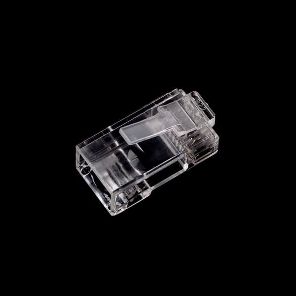 100-pack RJ45 CAT6 8-Pin Modulära Kontakter UTP Oskärmad Version Med Laddningsstång