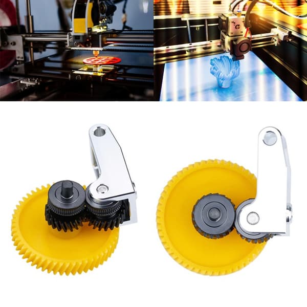 3D Printere Ekstruder Gear Belagte Overflader Integreret Spiralgear Kit