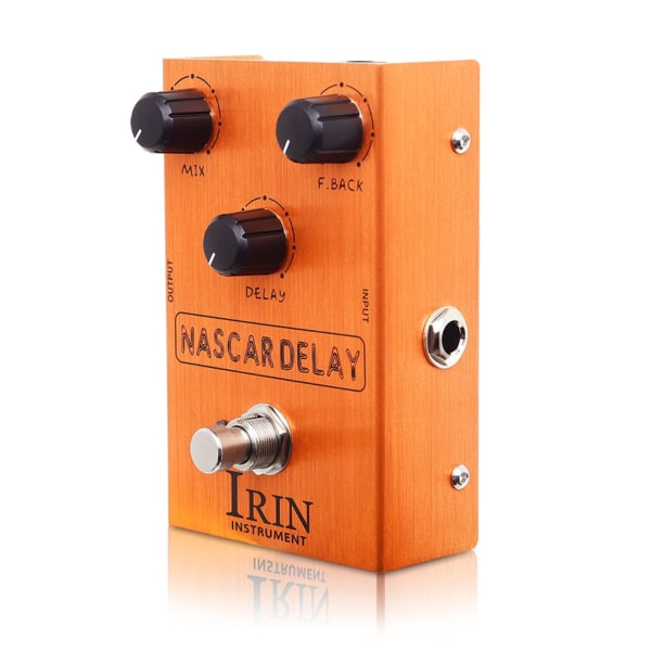 Gitar Effektor-Pedal Lydforsterker Simulator Pedal for Elektrisk Gitar Effekt F.back Mix Delay Elektrisk Gitar Effektpedal