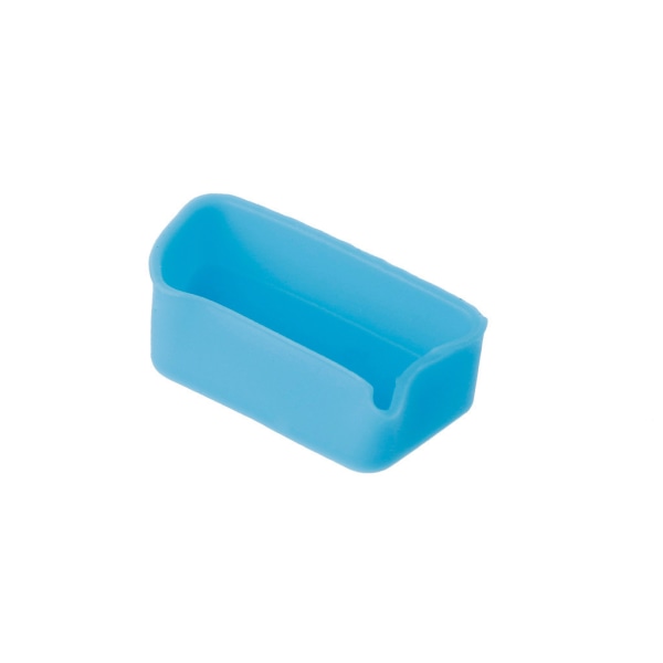 13st/ set Färgglad Silikon Laptop Anti Dust Plug Cover Stopper Universal Dammtät Blue