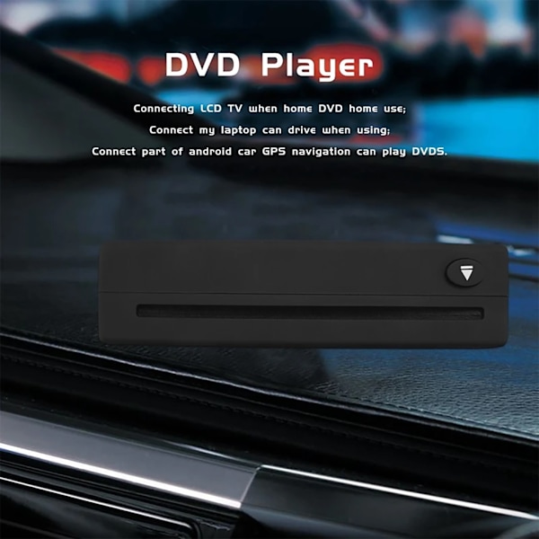 Multimedia Soitin Ulkoinen USB Ajoneuvon DVD-soitin Autonavigointiin Plug Play