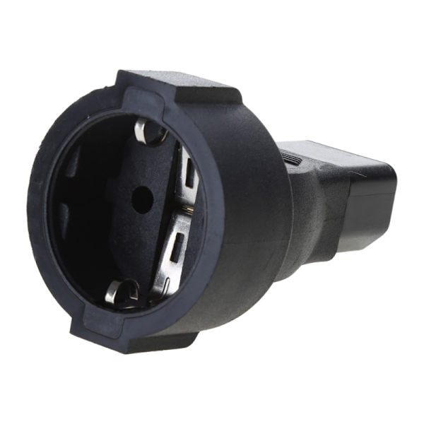 WA-0140 UPS/PDU Strömkabel IEC 320 C14 till CEE 7/7 Europeisk Hona Adapter
