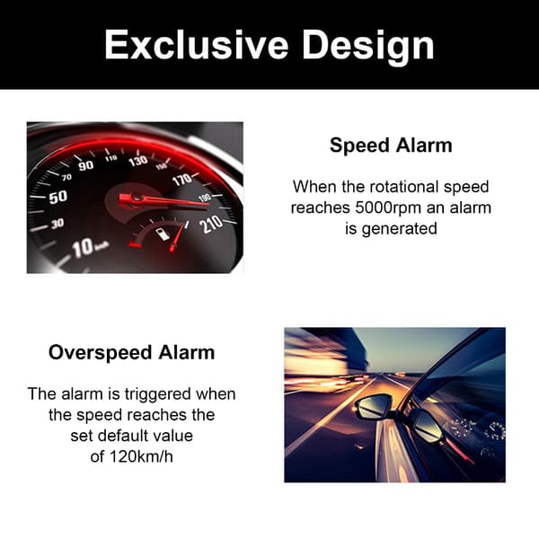 OBD HUD Head Up Display Bil Hastighetsmätare Projektor Körning Överhastighetslarm