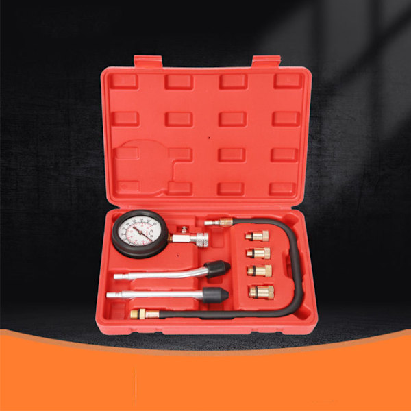 8x Bensiinimoottorin puristuspaineen testaussetti Universal Push On M10 M14