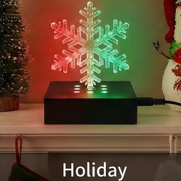 ABS Touch LED Krystalllampebase for Smykkeatmosfærer