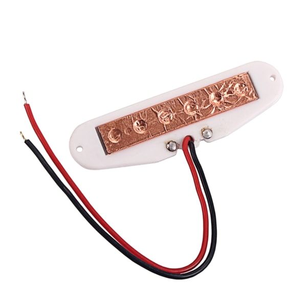 Single Coil Pickup Alnico 5 Strat Pickuper Halsgitarr Pickuper förskjutna för Strat Squier elgitarr, vit
