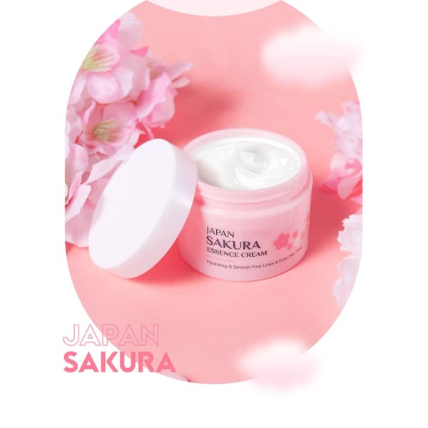 Sakuras ansiktskrem fuktighetskrem fuktighetsgivende ansiktskrem for kvinner og menn gaver