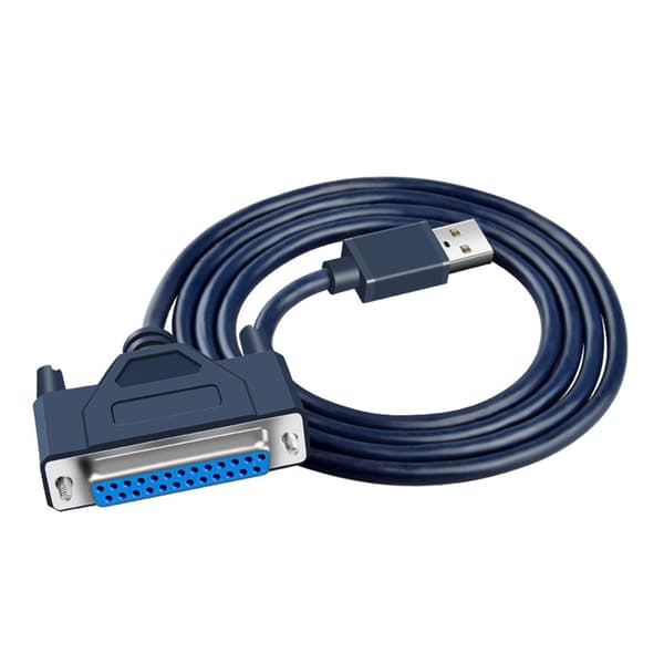 USB 2.0 til 25-benet DB25 parallelportkabel 1248 25-benet parallelprinter