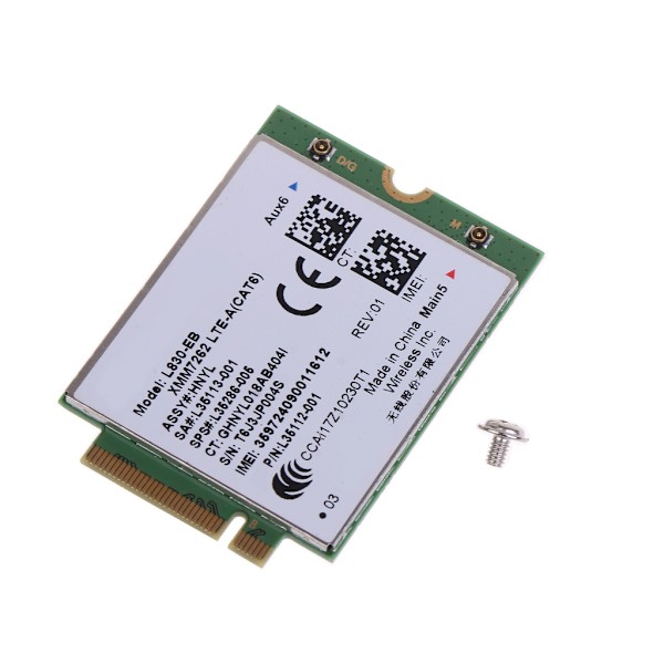 Fibocom L830-EB 4LTE WWAN-kort For HP L35286-005 Intel XMM 7262 LTE-Advanced Cat6 300Mbps for 640 650 G5 840 846 850 G6