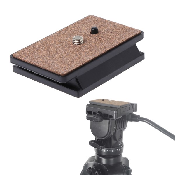 Stativ Snabbkopplingsplatta Skruvadapterfäste för huvud för YUNTENG 288 DSLR Cam