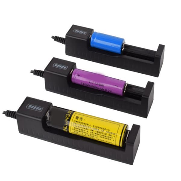 Batteriladdare med IC-skydd 1-plats batteridocka USB