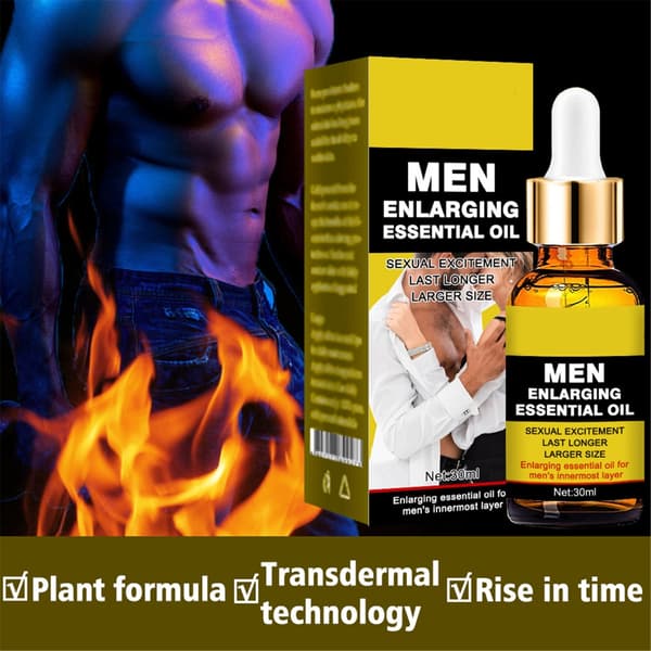 30 ml olje for penisvekst, ereksjonsolje for menn