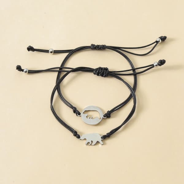 Søde bjørne-matchende armbånd gave til mor, datter, bedstemor og barnebarn