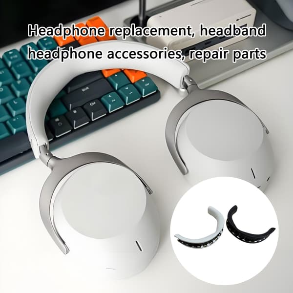 Hodebøyle Topp Hodebånd Reparasjonsdel for 300 Over-Ear Headset Black