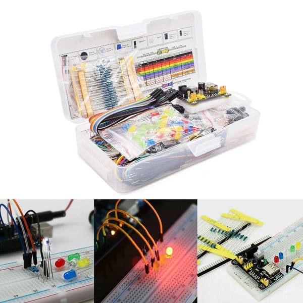 DIY Elektronisk Startkit 830 håls kopplingsdäck för elektronik inlärningsset
